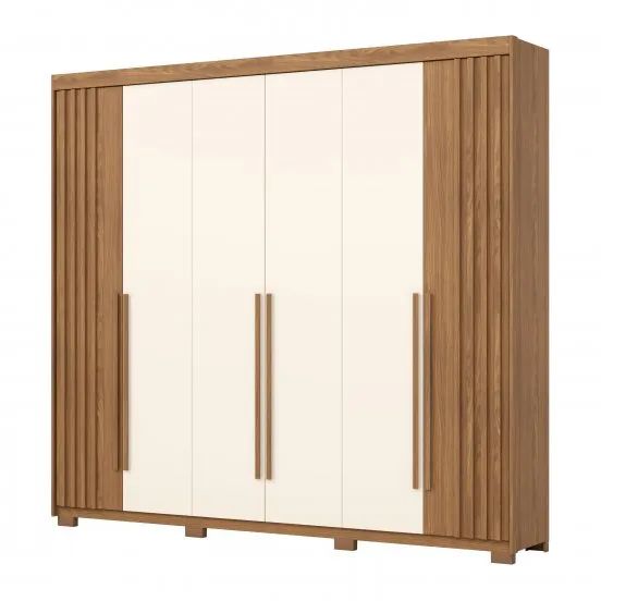 Guarda Roupa Grande com portas em detalhes ripado  - Foto 2