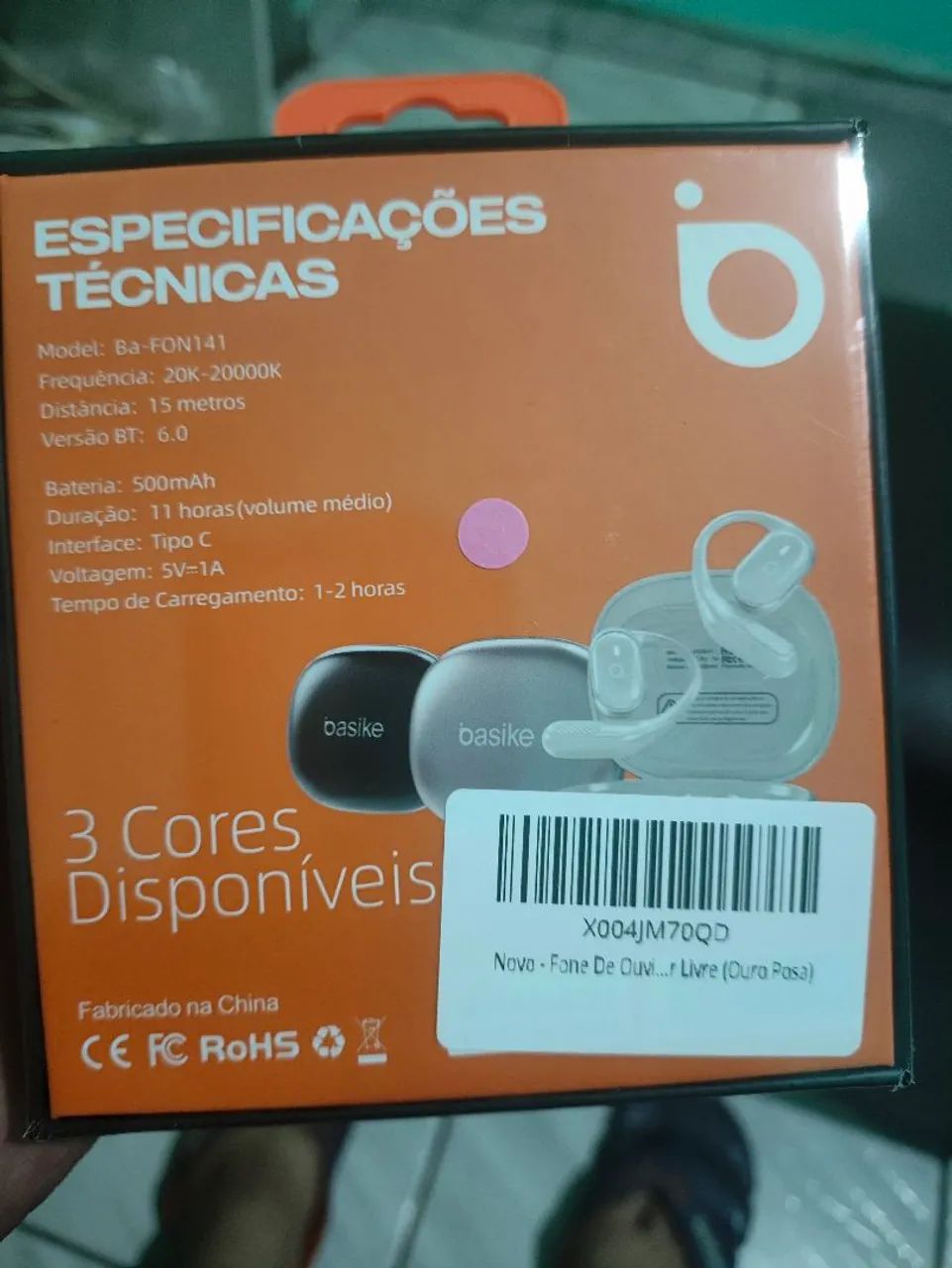 Fone Basike Rosa - Foto 3