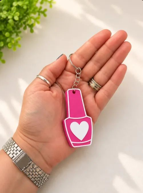 Chaveiro Abridor de Lata - Esmalte Coração - Foto 3