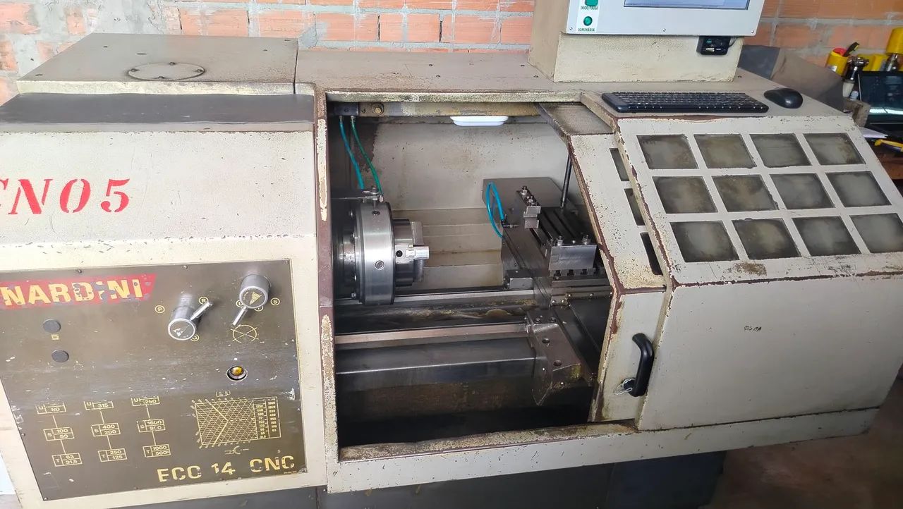 Torno CNC na garantia elétrica nova - Foto 3