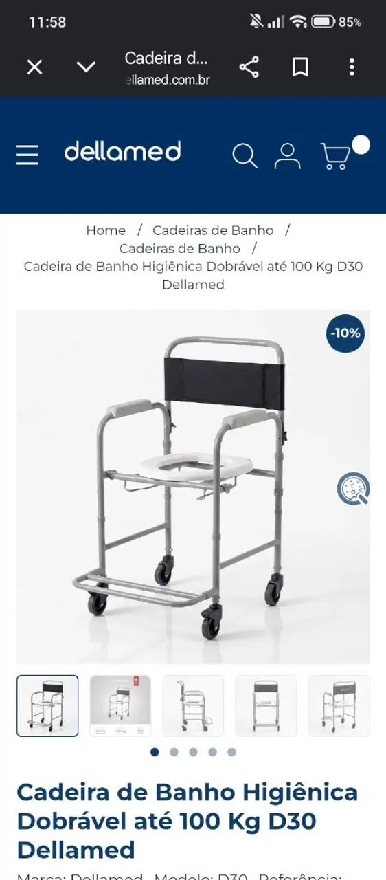 Cadeira de banho 
