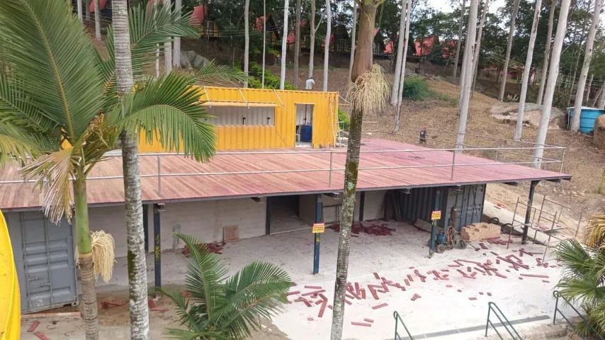 Lanchonete e banheiros para camping feito em Container. - Foto 4