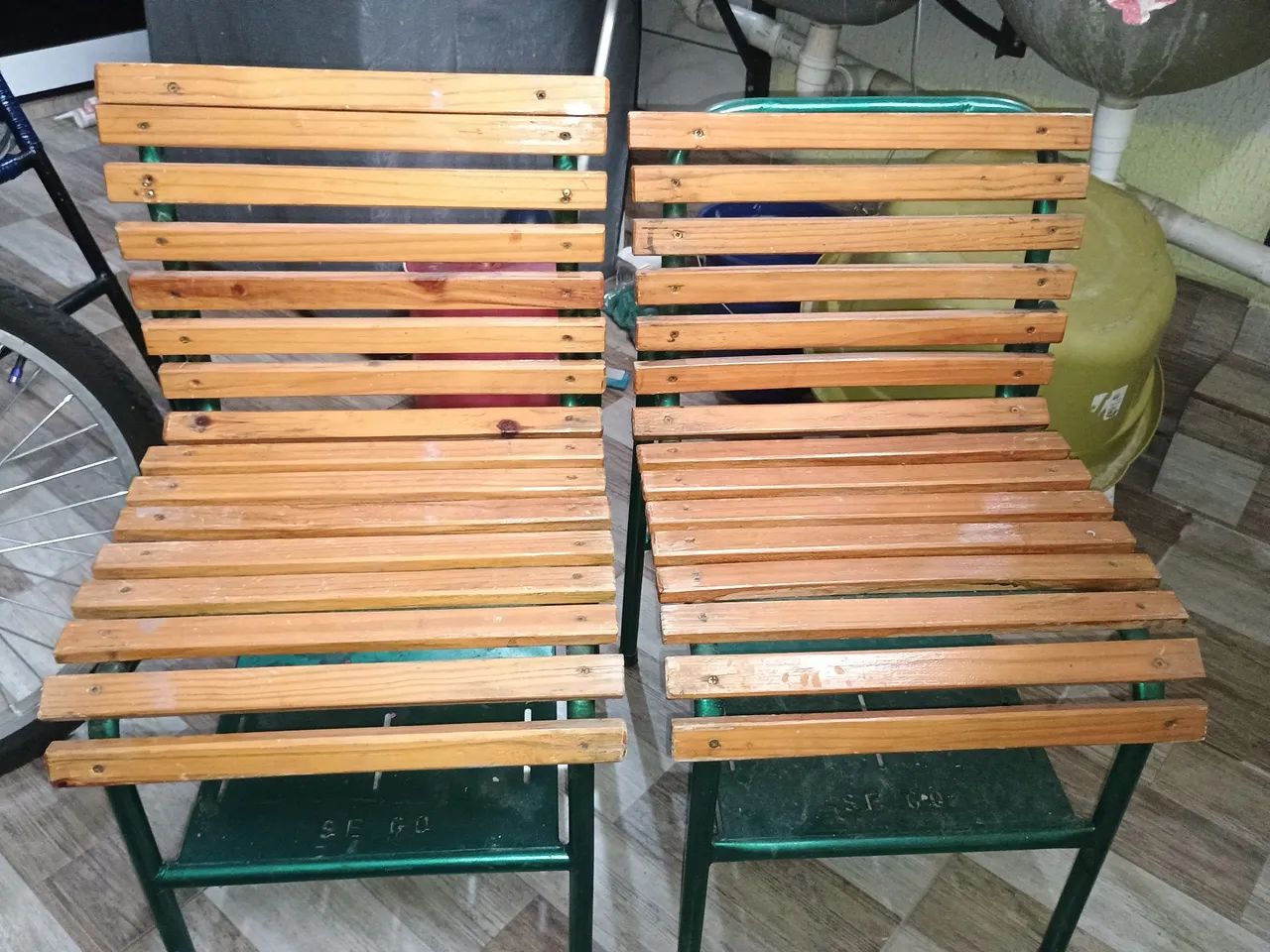Cadeira  com adaptação de madeirinha   - Foto 3