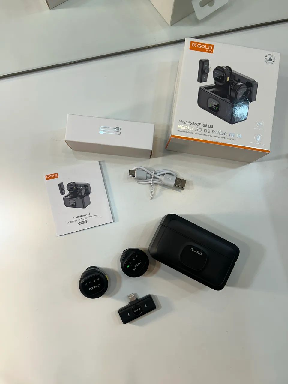 Microfone de lapela A?Gold - Foto 4