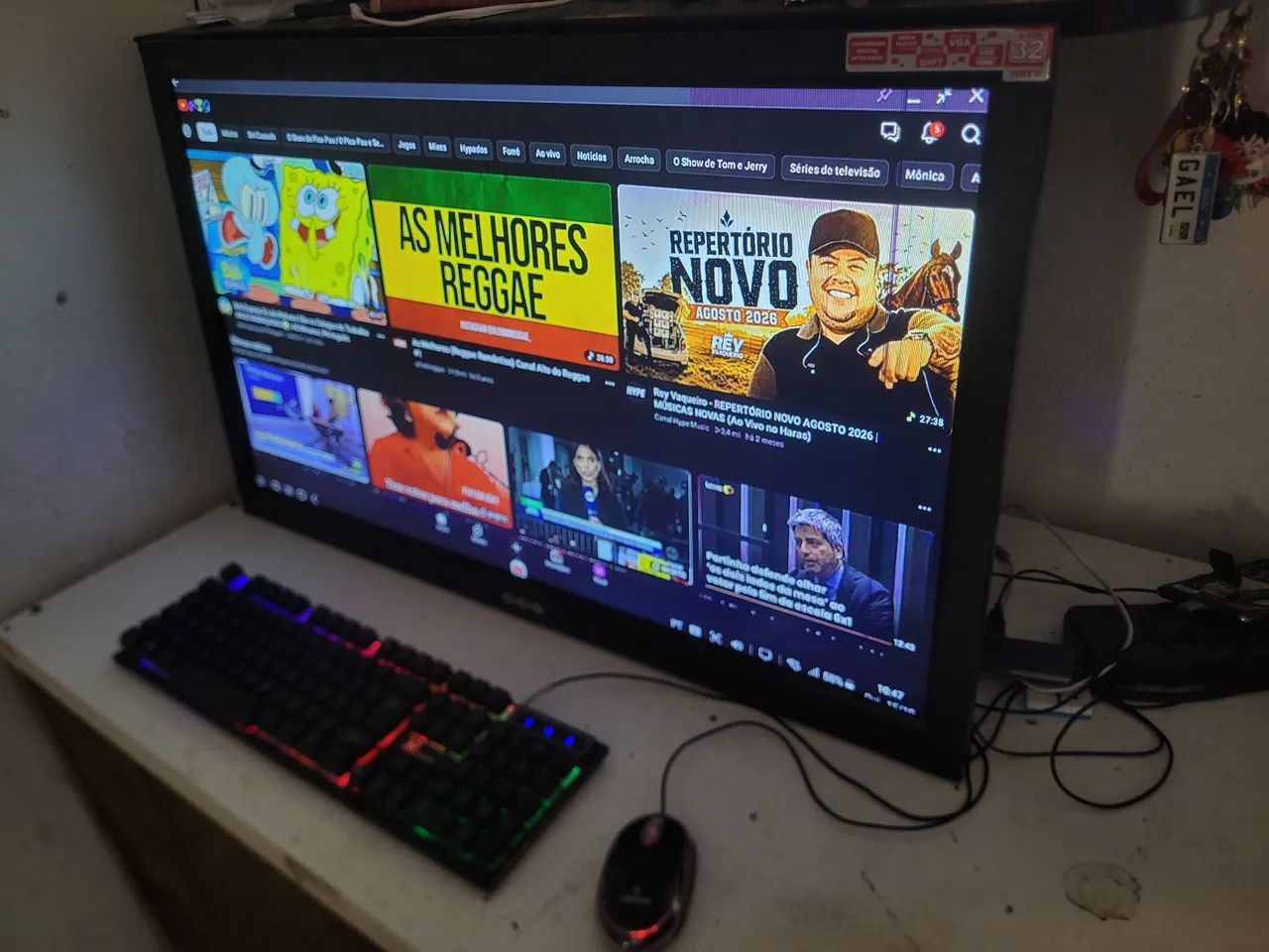 TV 32 + S21 ( tv + android )