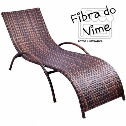 Espreguiçadeira em Alumínio e Fibra Sintética - Foto 5