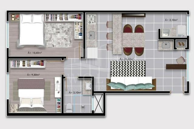 JD70 - Lindo Apartamento em Itajuba com 2 quartos e a 500 metros da praia! - Foto 17