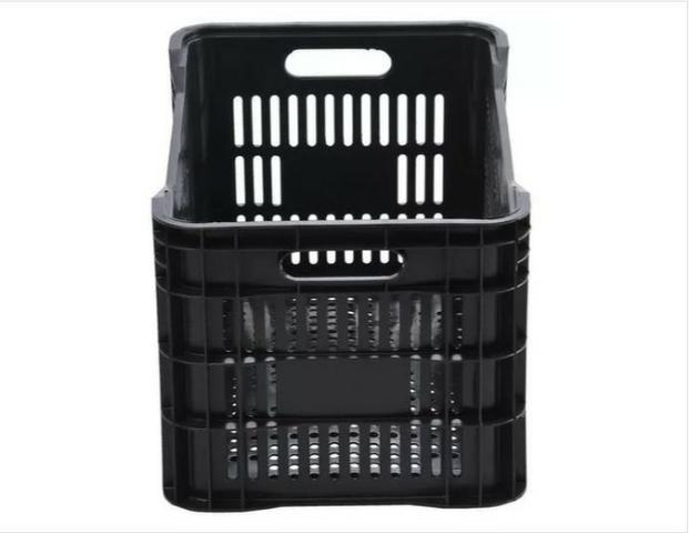 Caixa Multiuso Vazada 56x36x31cm Preta - Kit 06 Unds - Foto 3
