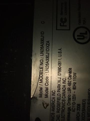 Tv 26" Samsung para peças - Foto 2