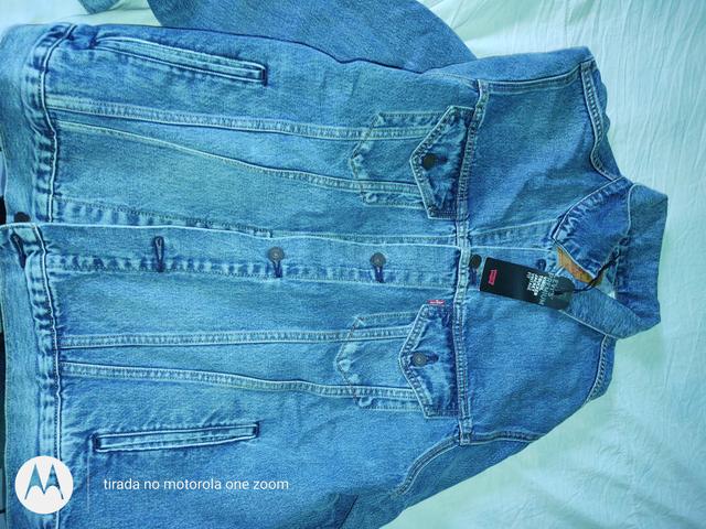 Jaqueta e Macacão Jeans Levi's Masculino Original - Foto 3