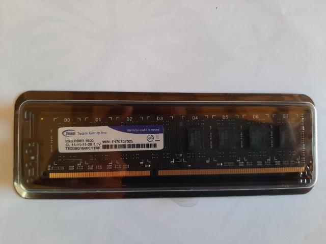 Venda de Memórias para PC, 8gb, 4gb. Excelente preços!(Novo)