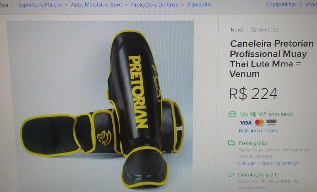 Caneleira pra Muay Thay - Foto 2