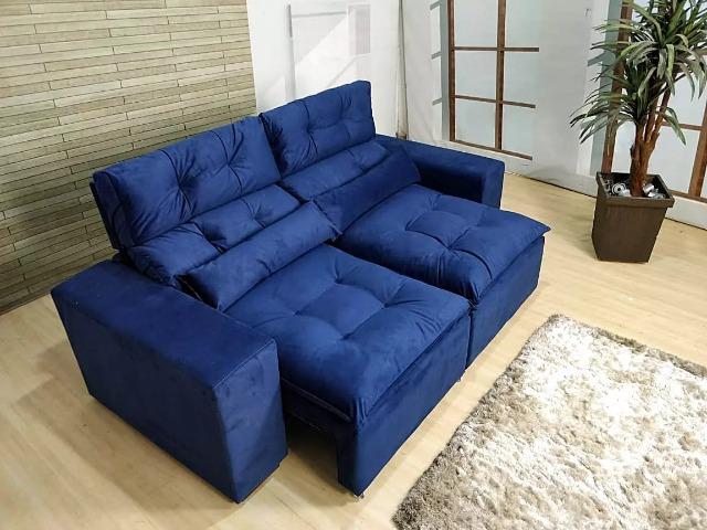 Retrátil e reclinável com pillow - 2.00m de comprimento - Promoção Imperdível - Foto 3