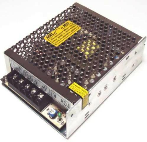 Fonte Chaveada 12v 5a 60w P/ Cftv Fita De Led Nunca Utilizada - Foto 2