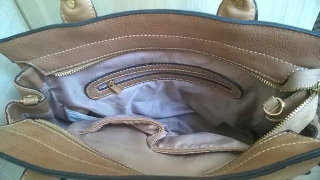 Bolsa - Couro , linda peça em ótimo estado Xique com 5 Compartimentos - Foto 5
