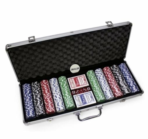 Maleta de Poker 500 fichas