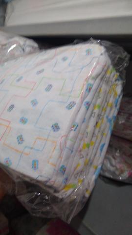 Fraldas luxo estampadas tecido duplo pacote com 15 unidades