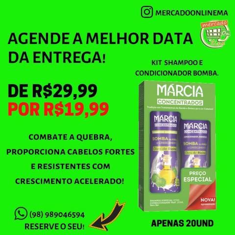 Kit de Shampoo + condicionador bomba