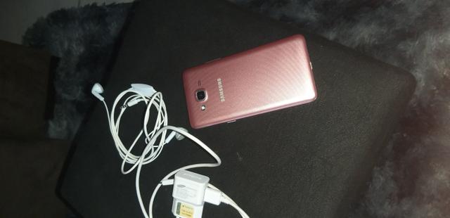 Venho J2 Prime dual chip,rosa, com película de vidro, e capinha - Foto 2