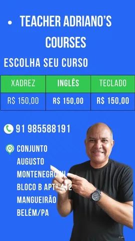 Música, Xadrez e Inglês - Serviços - Mangueirão, Belém 1256662676