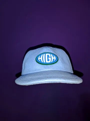 Boné High 6 Panel Logo Blue