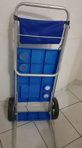 Carrinho de Praia em Alumínio com Extensor Mor - Foto 2
