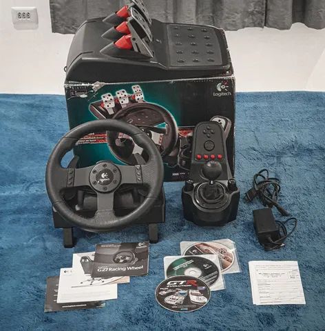 Volante Logitech G27 Racing Wheel joystick PS3 e PC Usado - Meu Game  Favorito