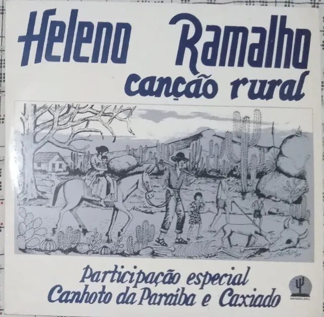 LP-Disco vinil-Heleno Ramalho-Cancao Rural-Ano 1992-Com Encarte