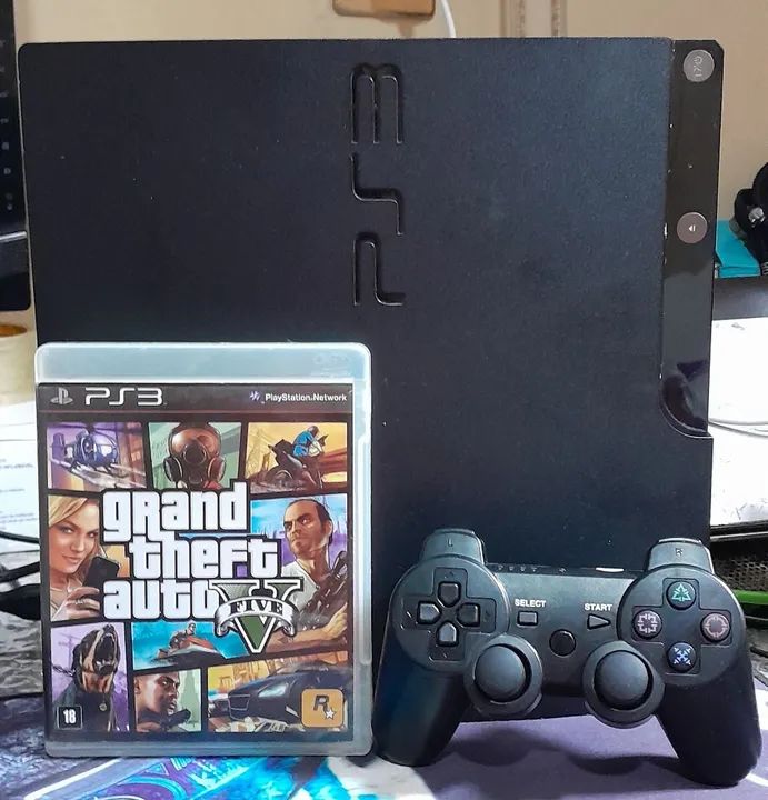 Playstation 3 Slim Desb + Loja