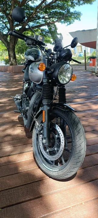 Hunter 350 cc Motocicleta estilo retrô e moderna  - Foto 12