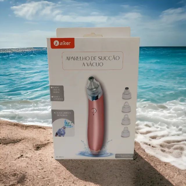 Aparelho sucção a vácuo contra acne e espinhas recarregável At 003 Aiker - Foto 5