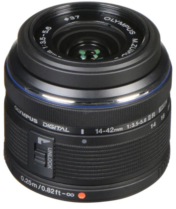 Lente Olympus M-zuiko digital 14-42mm f3.5-5.6 II R (28-84) - Produto Novo - Loja Física