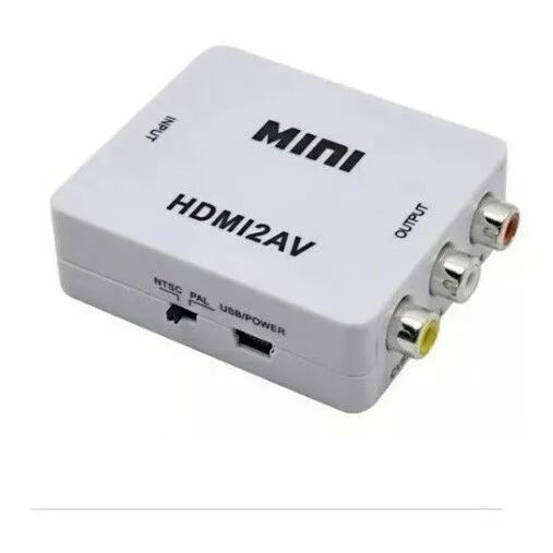 Adaptador Conversor HDMI Fêmea X RCA Femêa ( Hdmi2AV) <br> - Foto 2