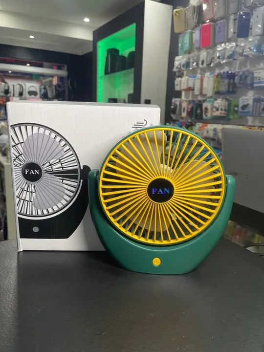 Ventilador de Mesa Portátil - Novo - Ideal para o Verão!