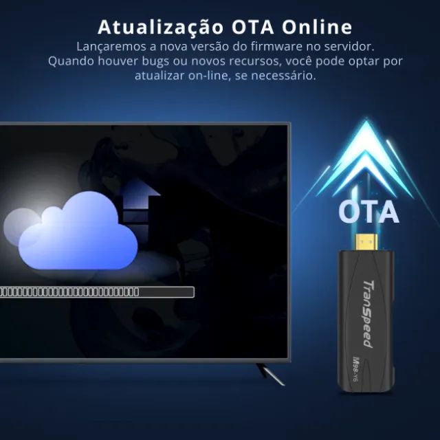 TV STICK Android 13 HDMI 4K 2GB RAM 16GB ROM Armazenamento CPU A53 Quadcore - Foto 5