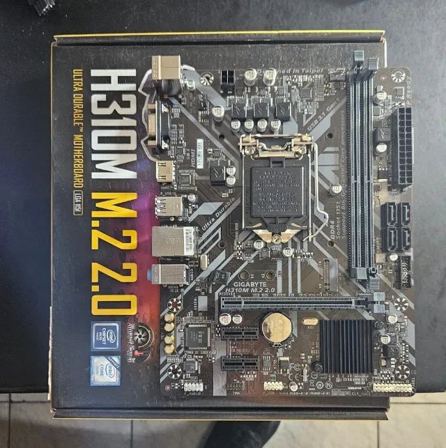 Placa Mae LGA 1151 GigaByte H310M M.2 2.0 ( Compativel com 8° e 9° Geracoes )