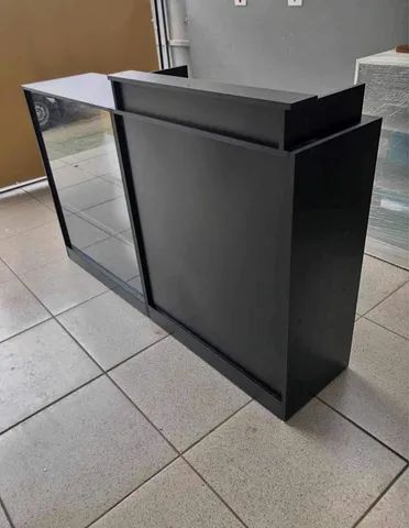 Balcão caixa + Balcão vitrine MDF