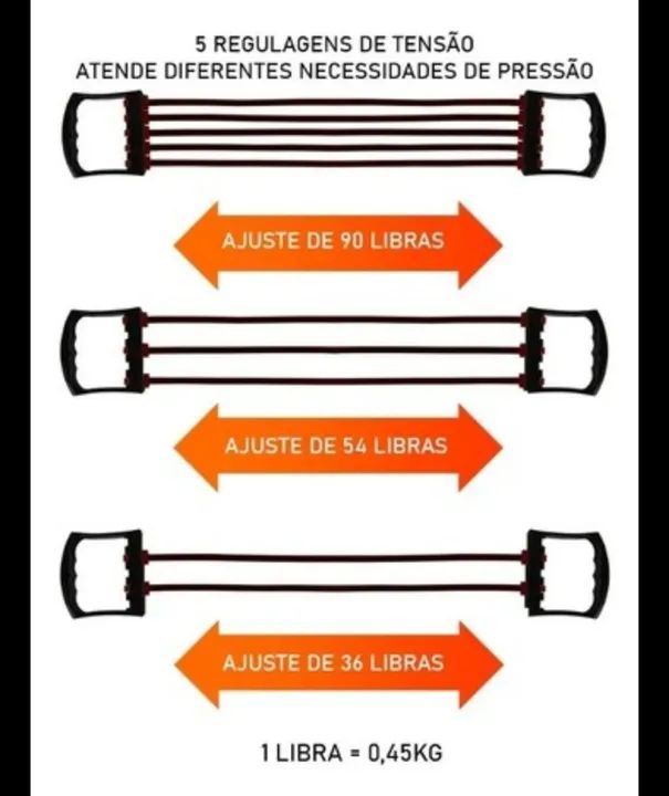 ELÁSTICO EXPANSOR PARA EXERCÍCIOS DE FORTALECIMENTO  - Foto 4