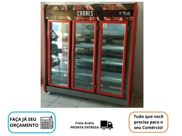Refrigerador vertical de Carne Novo