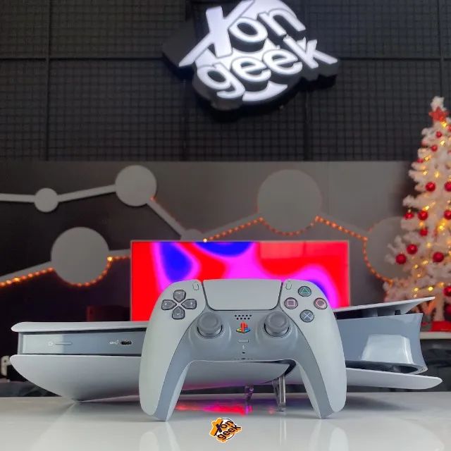 PS5 Slim, Versão Digital, Edição Aniversário de 30 Anos | Tenha na Colação! - Novo Lacrado - Foto 3