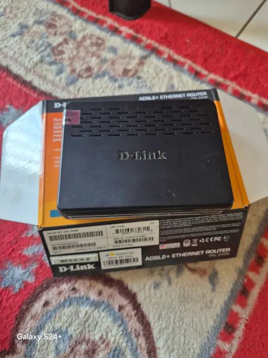 (sem fonte ) Roteador DLink para conexões ADSL, ADSL2 E ADSL+