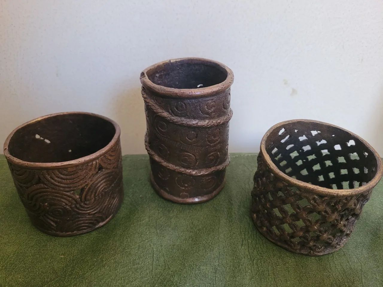 Braceletes Africanos Rústicos (Bronze) Artesanais - Foto 2