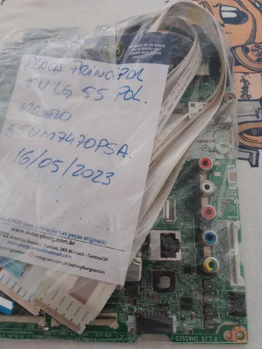 Placa principal tv tv LG 55 polegadas  - Foto 2