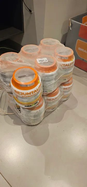 Rejunte resinado kerakoll 24kg cinza ferro - Foto 4