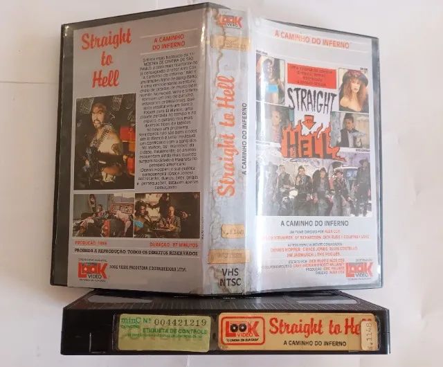 VHS Legendado Straight To Hell A Caminho Do Inferno