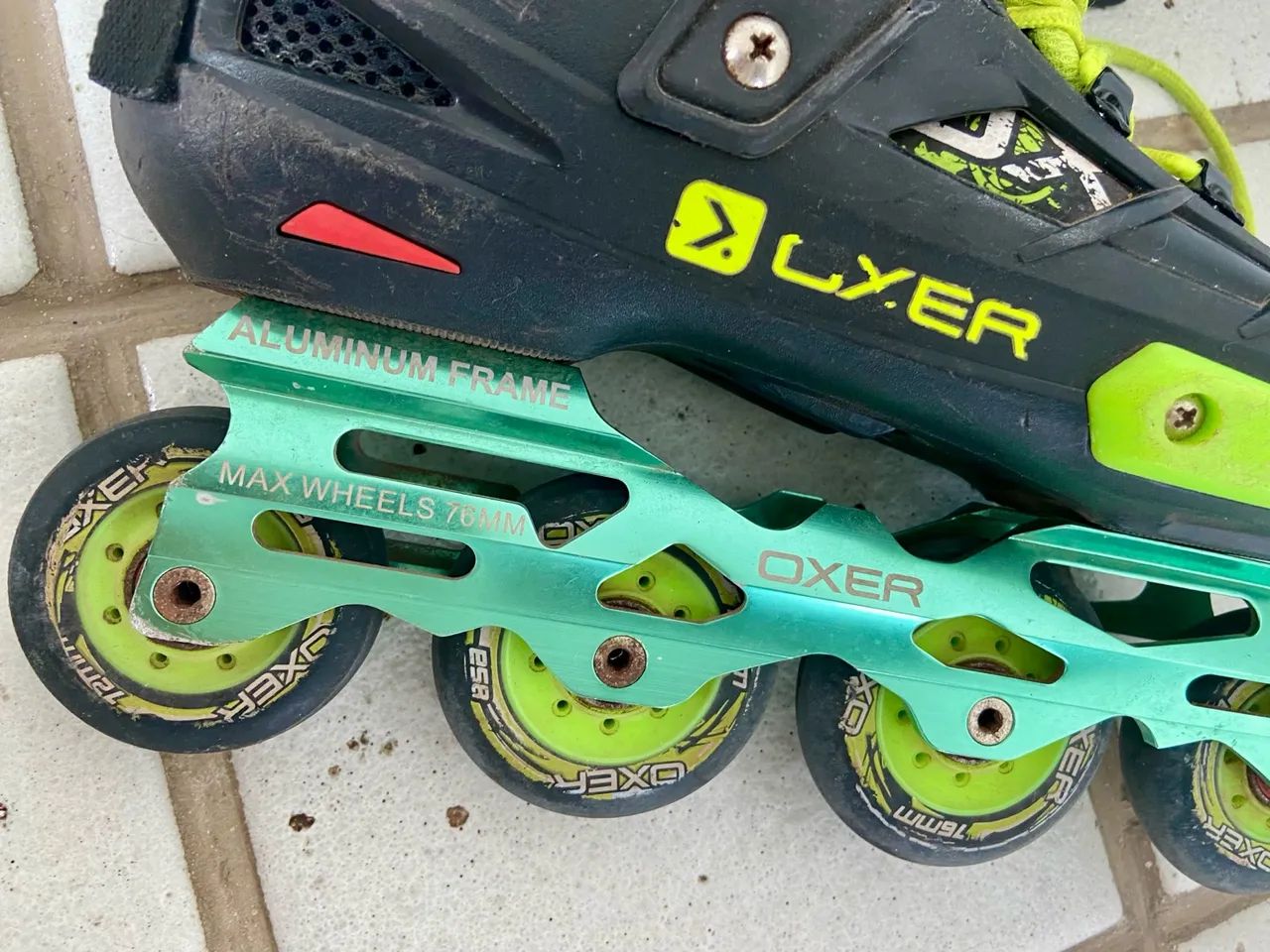 Patins Inline OXER - Tamanho 38 ÓTIMO!  - Foto 3