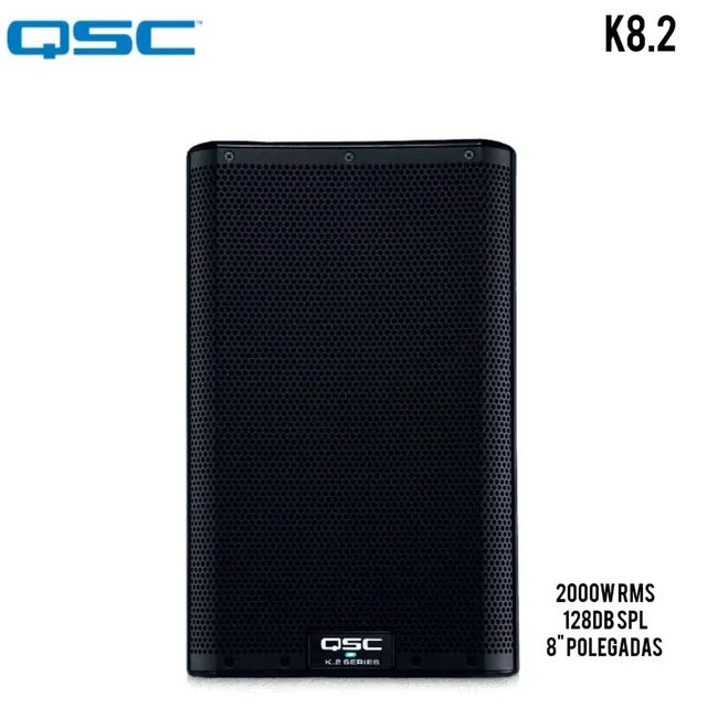 Caixa Ativa 8" 2000W K-8.2 - QSC - Profissional 128dB SPL