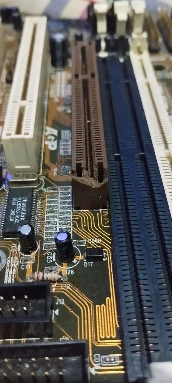 Placa mãe de Pc antiga Slot 1 e ISA Pentium 2 e Celeron - Foto 3