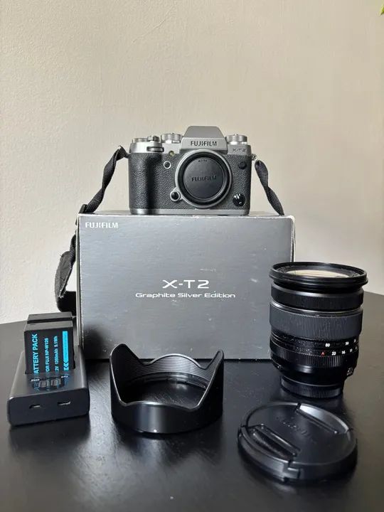 Fujifilm X-T2 Prata | 16-80mm | 1 Bateria Original