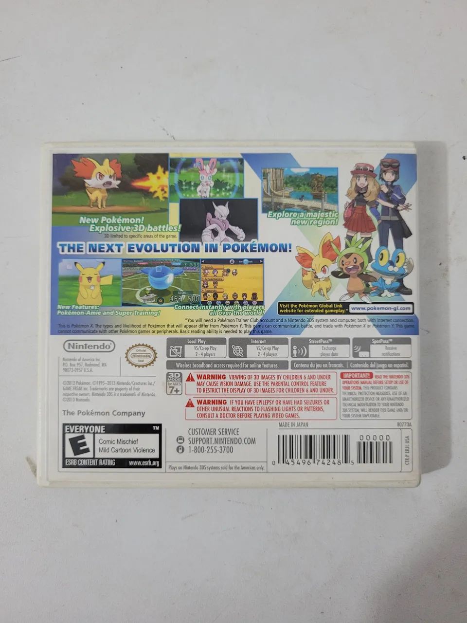 Pok émon X Nintendo 3DS USADO - Foto 2